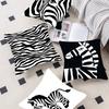 Abstract Line Black And White Zebra Cushion Cover Inches Farmhouse Decor Home Throw Pillow Covers For Couch Decorations