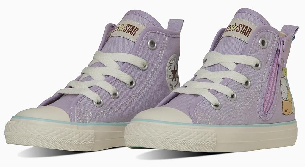 Converse All Star N Sumikkogurashi Z HI Lavender Size Cm Kids' Sneakers, 17.0