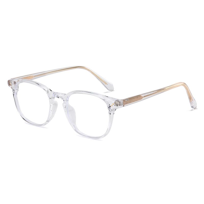 -0.5 -0.75 To -6.0  Square Customize Prescription Eyeglasses Women Men Anti-Reflective Student Finished Glasses Nearsighted