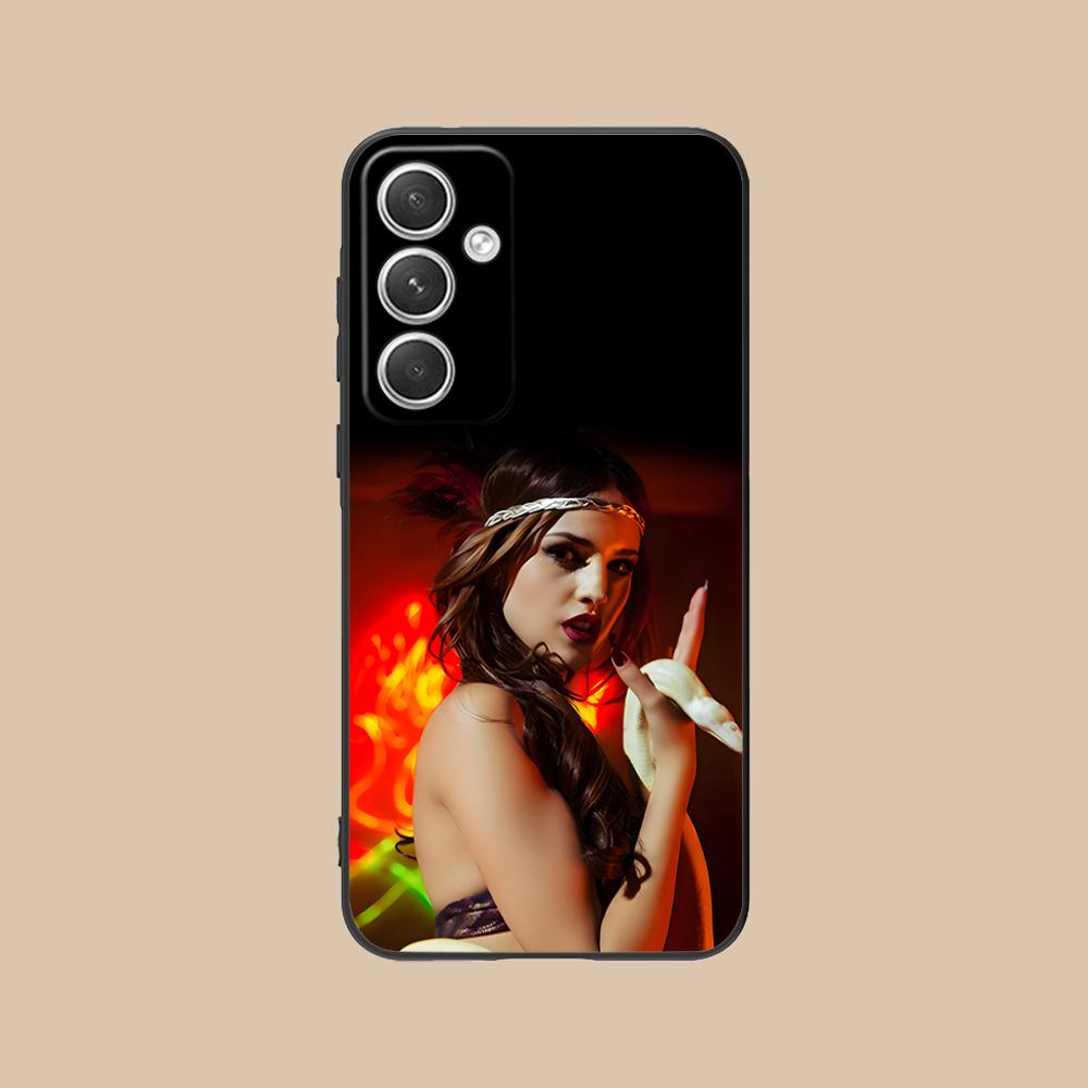 Fashion Eiza Gonzalez Matte Mobile Phone Case for Samsung Galaxy S26 S25 S24 S23 S22 S21 S20 Note20 Plus FE Ultra Colorful Cover