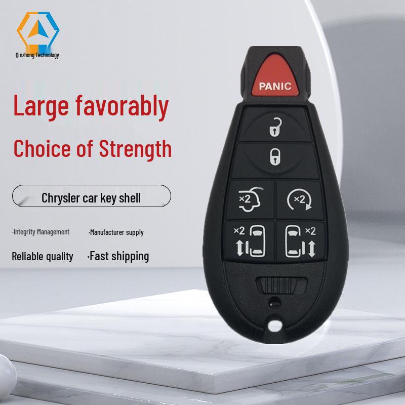 Compatible All-Button Chrysler Smart Car Key Shell