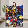 Warm Soft Blanket Travel Office Cartoon T-Transformers Autobots Bedding Throws Anime  Flannel Bedspread For Couch Sofa Bed Cover