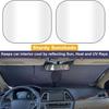 Foldable Car Windshield Sunshade for Sunlight Blockage & Front Window Privacy