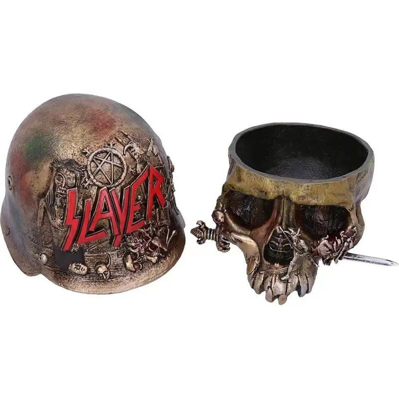 Decoration Skeleton Halloweenkiller Bronze Sword Storage Entrance Atmosphere Decorationgothic Home Style Horror Fans'Unique Gift