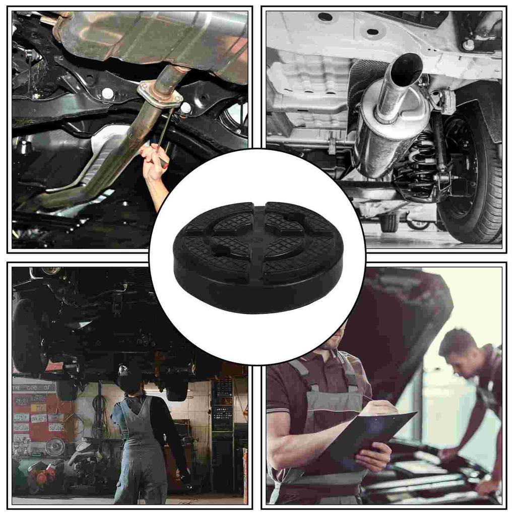 4pcs Two Post Lift Pad Durable Rubber Pads Car Jack Pad Lifting Pad Car Accessories Rubber Jack Pads Car Repair Tool Lifting