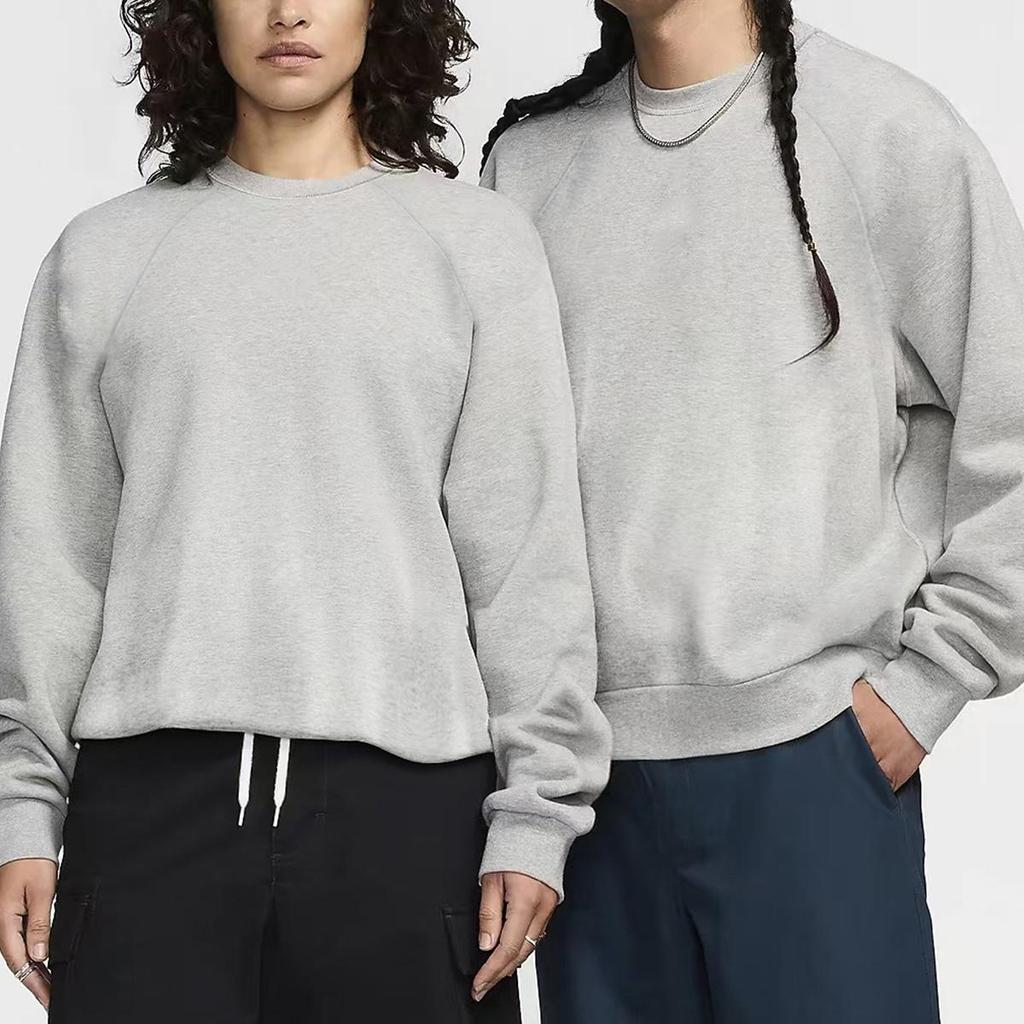 2024 Autumn/Winter Men's Heavyweight American Crewneck Sweatshirt - High Quality, Long Sleeve, Loose Fit
