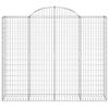 Gabion with High Arch 200 X 50 X 160 180 Cm Galvanized Iron