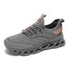 Men's Shoes Autumn Breathable Fly-woven Casual Men's Trend Blade Fish Scale Sports Running Shoes