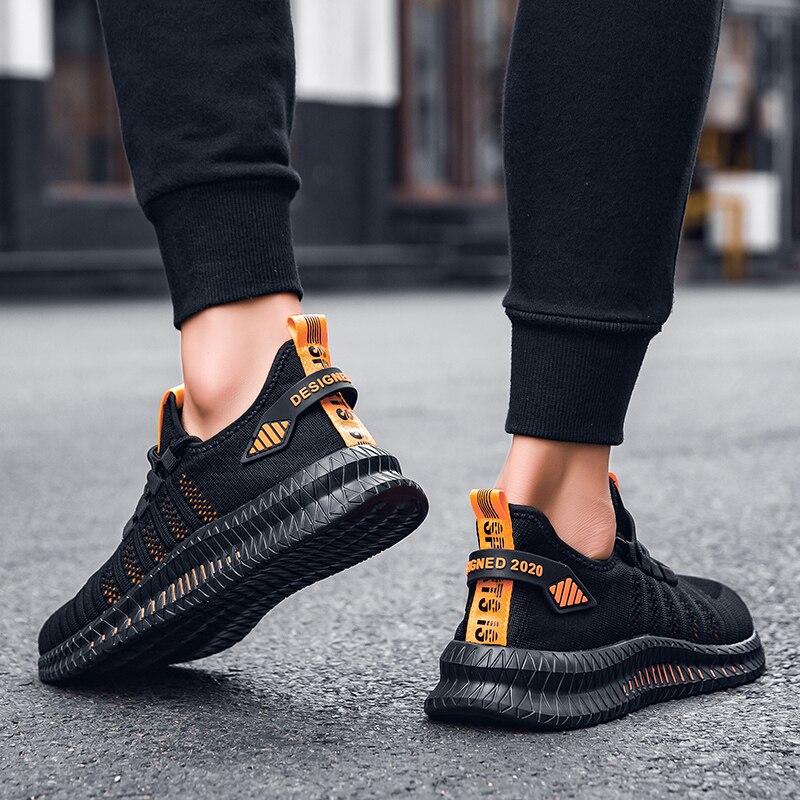 Abhoth nowa lekka siateczka męskie buty wygodne codzienne męskie tenisówki oddychające antypoślizgowe odporne na zużycie buty do chodzenia na świeżym powietrzu