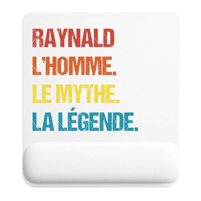 Tapis de souris - PLANETEE - Raynald Mythe Légende Vintage - Multicolore - 22x18 cm - 3 mm antidérapant