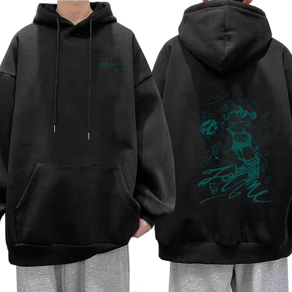 

Anime Jojo Bizarre Adventure Clothes Stone Ocean Kujo Jolyne Manga Clothes Women Tops Casual Winter Spring Couple Style Clothes 3XL