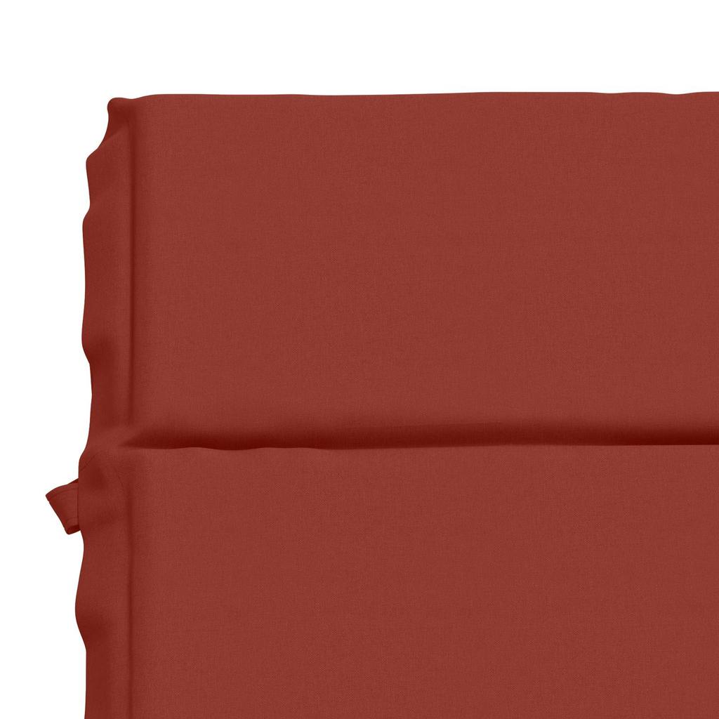 Sun Lounger Cushion GEMERT 100percent Polyester Red 200 X 50 X 3 Cm