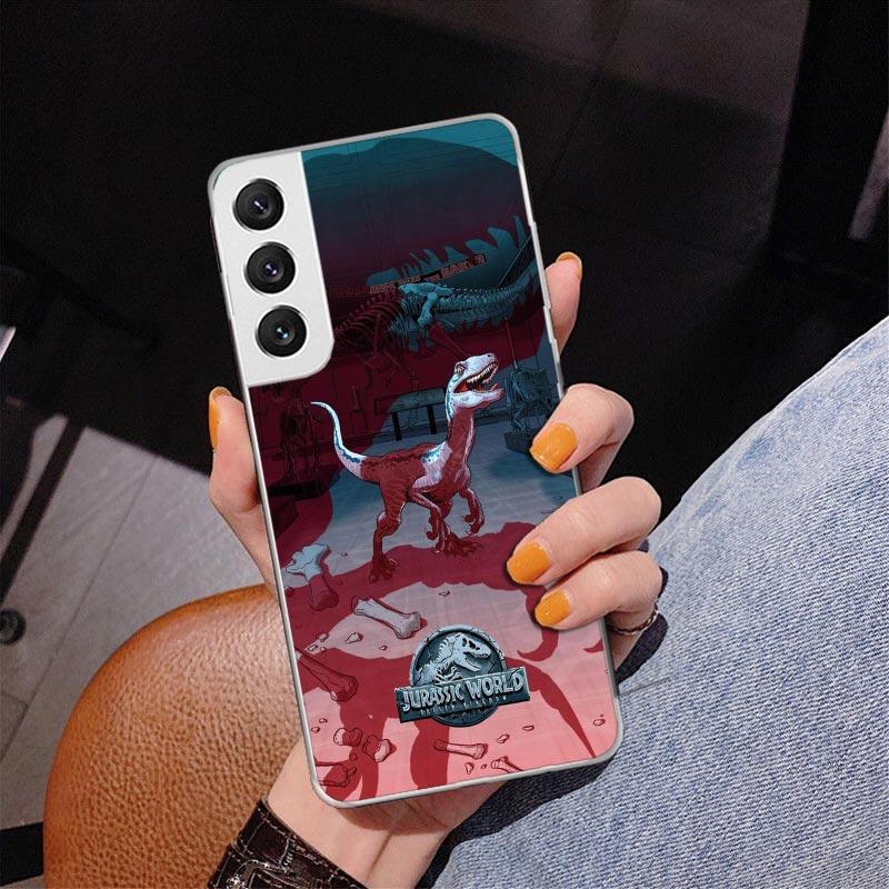 

J-Jurassic Park Dinosaur World Phnoe Case for Samsung Galaxy S26 S25 Edge S23 S24 Ultra S22 Plus S21 S20 FE Unique Cover Soft Co Samsung S26 Plus