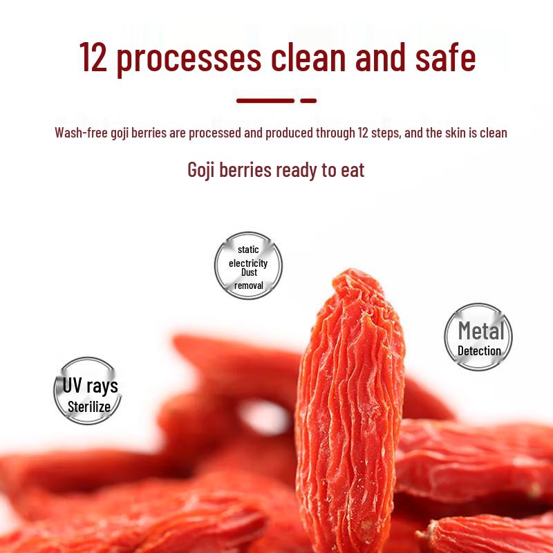 NINGANPU Premium Wash-Free Ningxia Goji Berries 500g Gift Box
