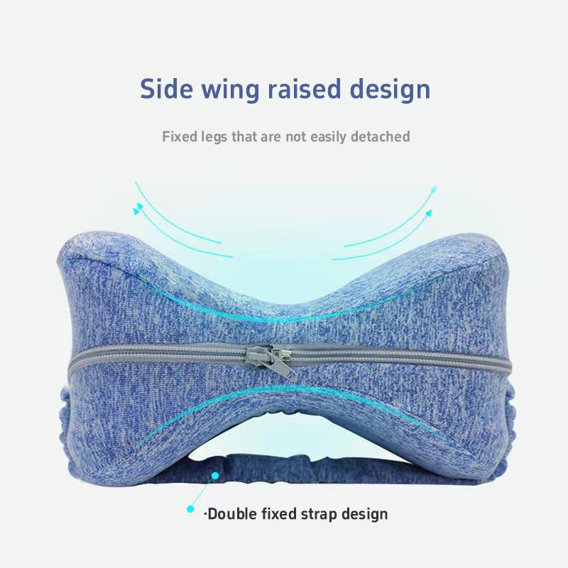 Memory Foam Leg Knee Foam Support Pillow Side Sleeper Sciatica Orthopedic Sciatica Back Hip Relief Pillow For Bed Sofa
