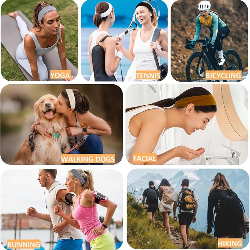 Women's Non-Slip Headbands -Stylish Sports Hairbands, Made Of Soft Elastic Material, Perfect For Yoga And Running Workouts
