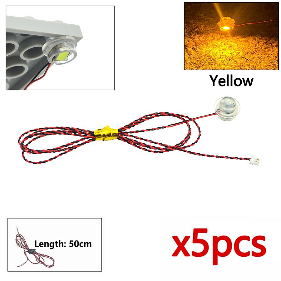 DIY 0.8mm Pin 1x1 1x2 1x4 Length 50cm SMD LED 2835 Remote Control Building Block Flash Lamp City Street Light Bricks