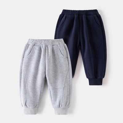 Boys' Pants Spring New Children's Splicing Trousers Spring Sweatpants Baby Sweatpants