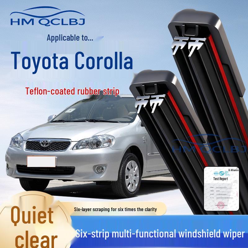 

Frameless Universal Wiper Blade for Toyota Corolla - Multi-functional Double Strip, 6-Layer Design Toyota Prius/2000-2025