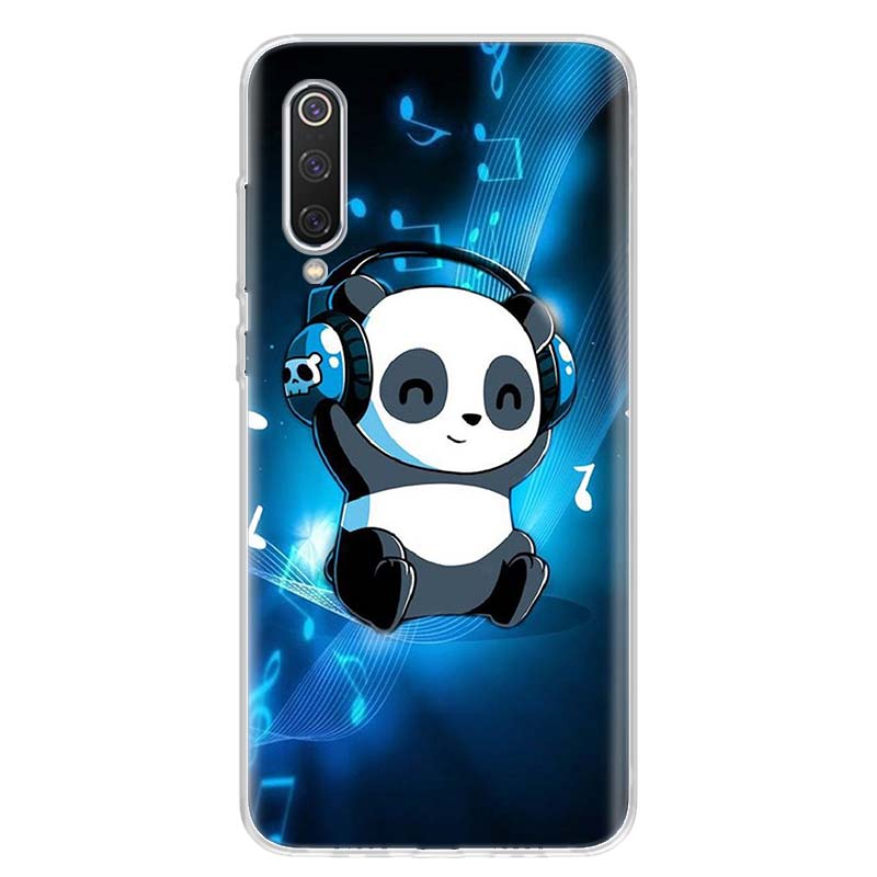 Panda Anime Cute Cover Phone Case For Xiaomi Redmi Note 14 13 12 12S 11 Pro Plus 11S 10 10S 11T 11E Soft Transparent Shell Cover