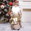 45CM Christmas Santa Claus Plush Dolls Toys Home Decoration Ornaments Christmas Decorations Handmade New Year Decor