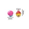 5pcs/lot Metal Bells Jingle Bell Loose Beads for Home Christmas-Tree Decoration Crafts DIY Handmade Earrings Pendants Accessorie