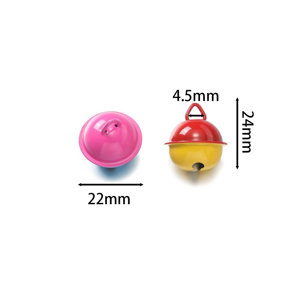 5pcs/lot Metal Bells Jingle Bell Loose Beads for Home Christmas-Tree Decoration Crafts DIY Handmade Earrings Pendants Accessorie