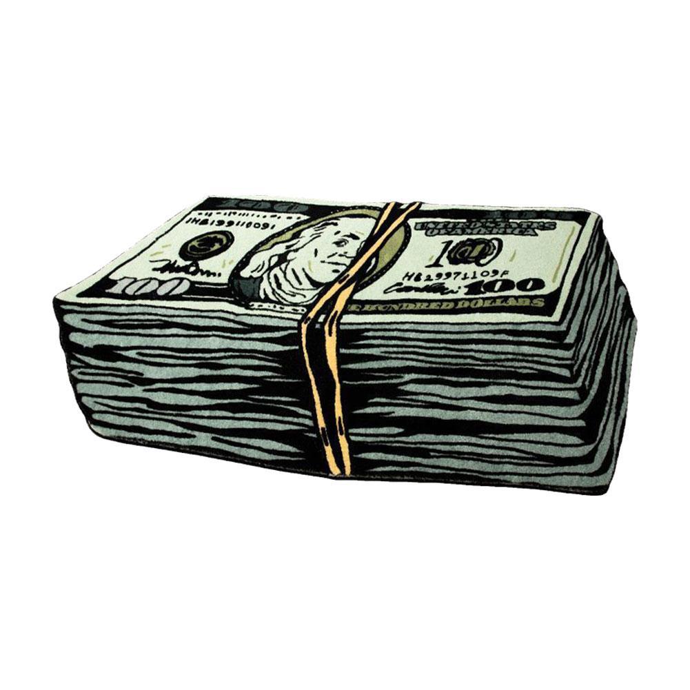 Money Shaped Carpet Creative Personality Imitation Irregular Money Mat Rug Cashmere Door 100 Fl Z2Q0