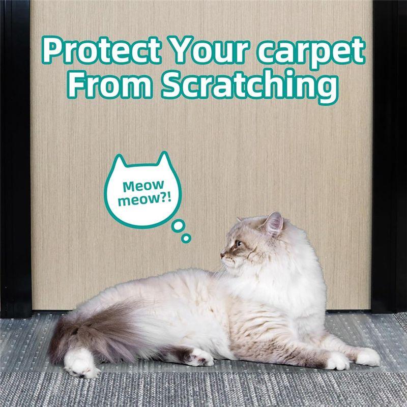 Good-Carpet Protector For Pets,Cat Carpet Protector ,Under Door Mat Cat Carpet Scratch Stopper,Cat Scratch Guard Carpet