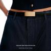 VEROMODA Flared Jeans with Gold Buckle Belt