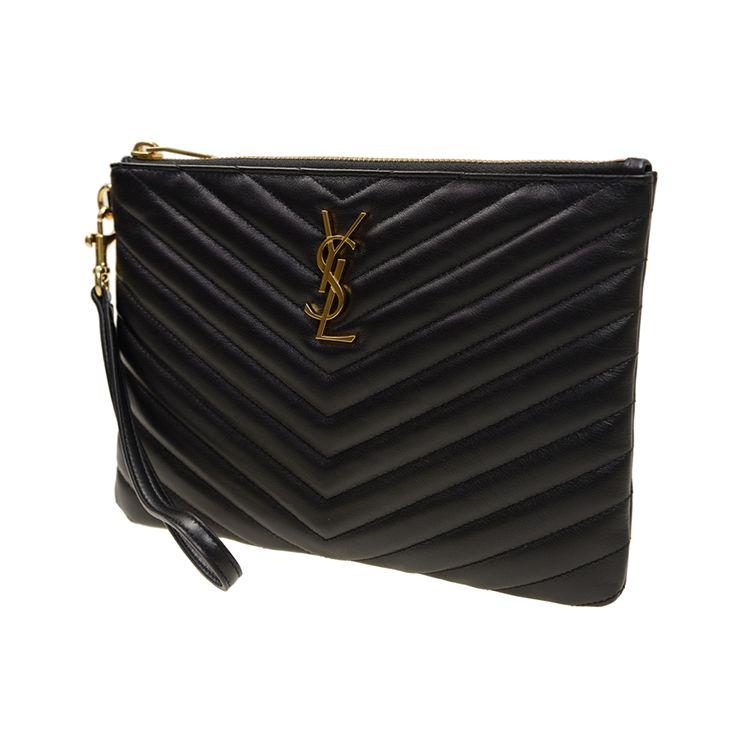 Saint Laurent C.Case Monogramm Black Women Bags 379039-CWU01-1000