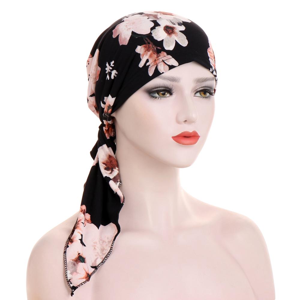 New fashion Muslim hijab caps for women Leopard print arab wrap head scarf hijab underscarf caps turbante mujer