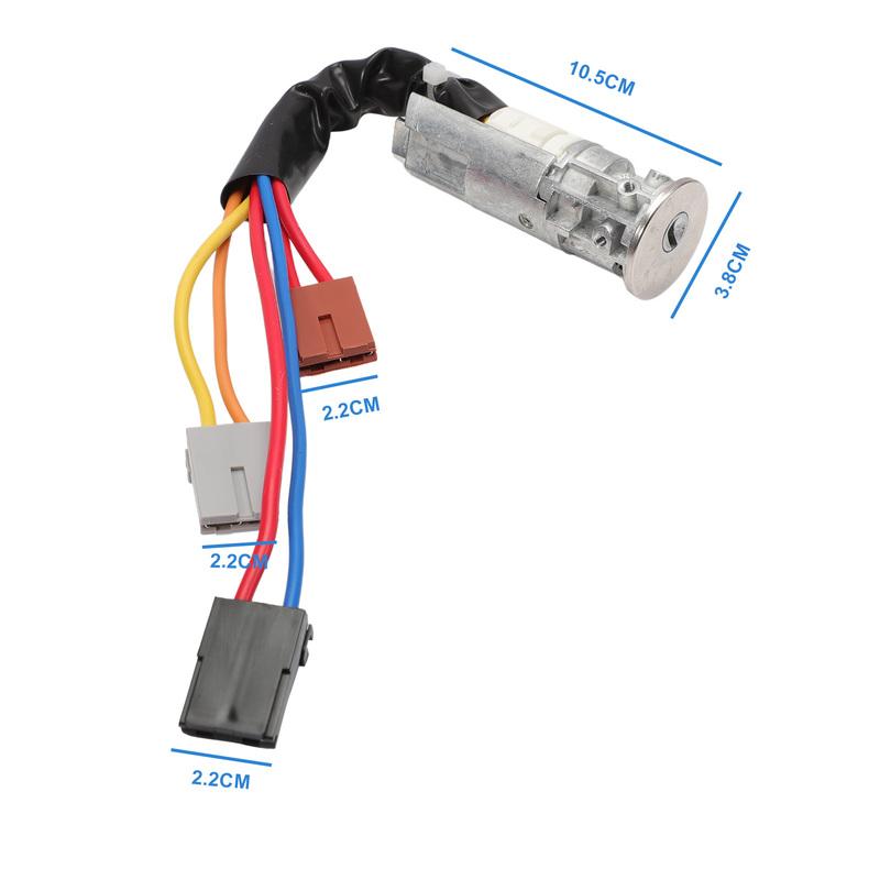 Car Ignition Switch with 2 Keys for PEUGEOT 106 405 1994 4162-92 6P 4162.92 416292 4162-92 96084980