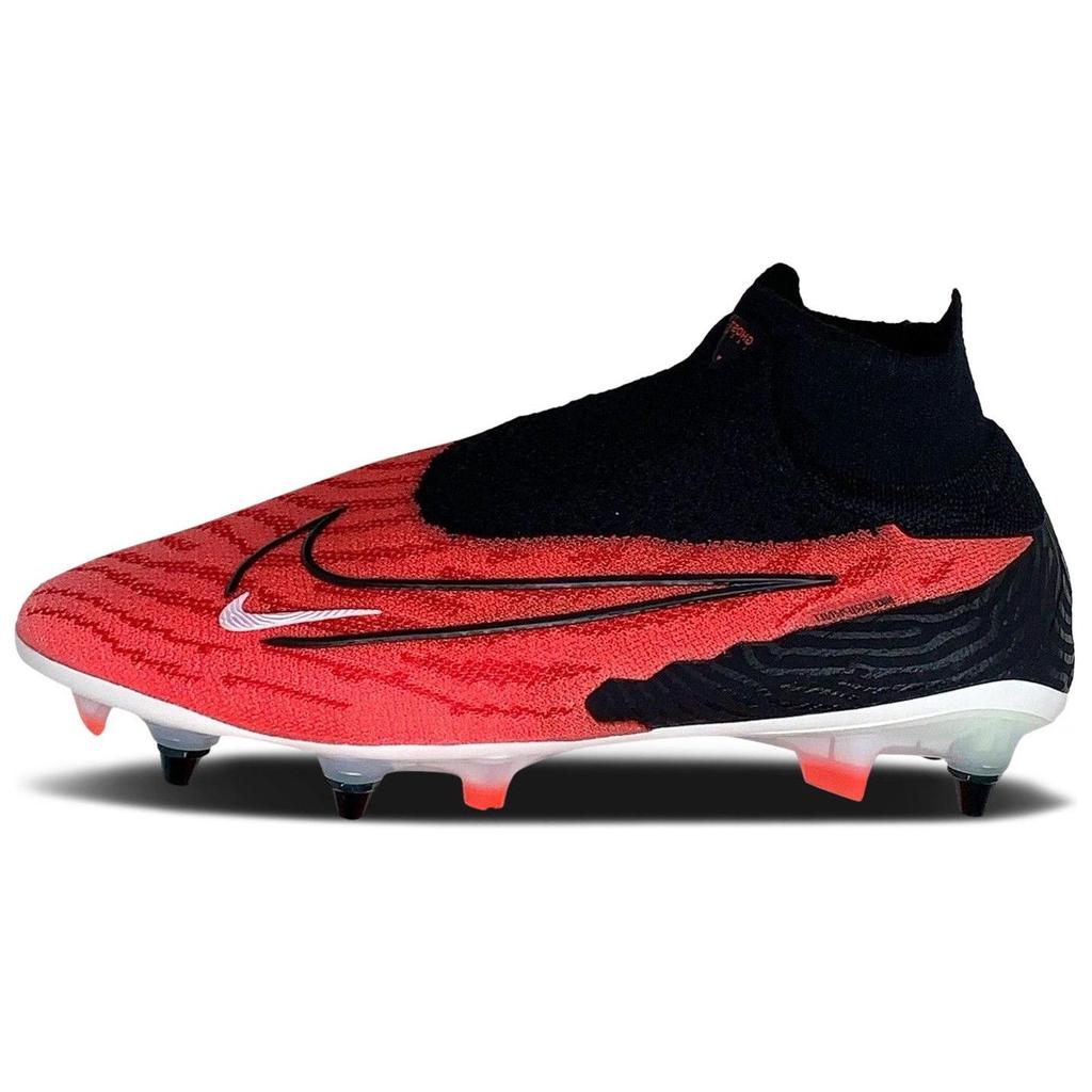 New Nike Anti Slip Wear Resistant Soccer Shoes Men's Black Red FD0262-600