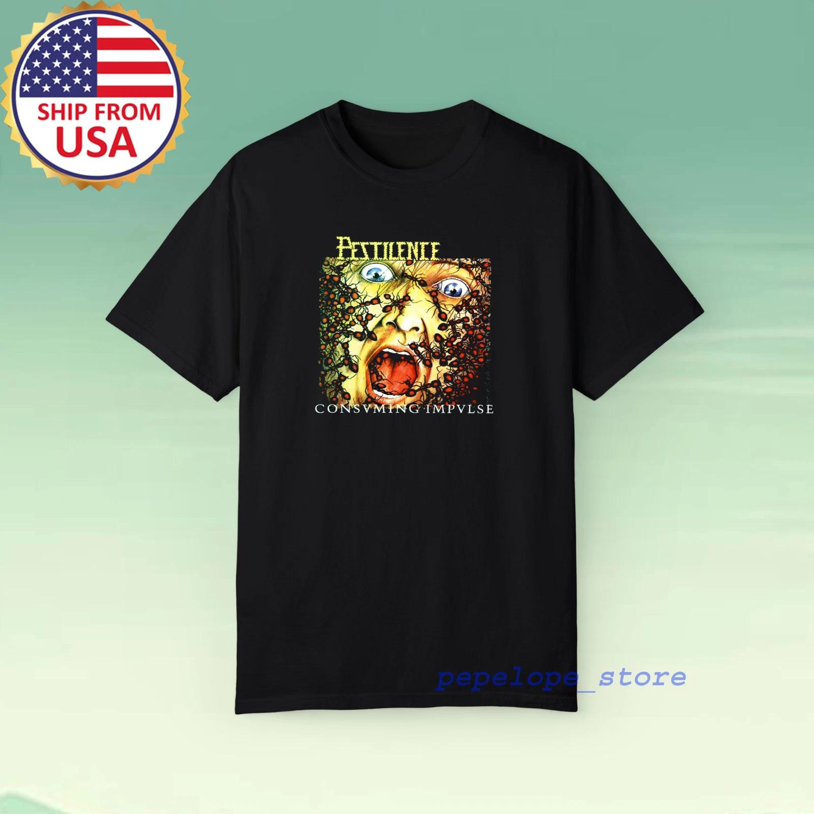 Pestilence Consuming Impulse Men s Black Size S-5XL L