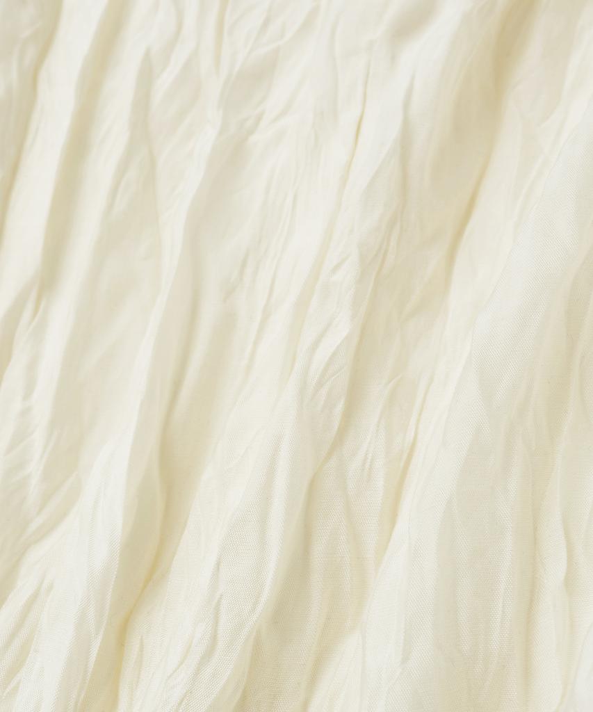 Noir For Woman Wrinkle Texture Long Skirt (Buttercream)