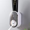 Automatic Wall-Mounted Toothpaste Dispenser & Toothbrush Holder with Suction Cup