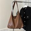 Spring New Korean Texture Trend Fashion Minimalist Casual Shoulder Tote Bag Women