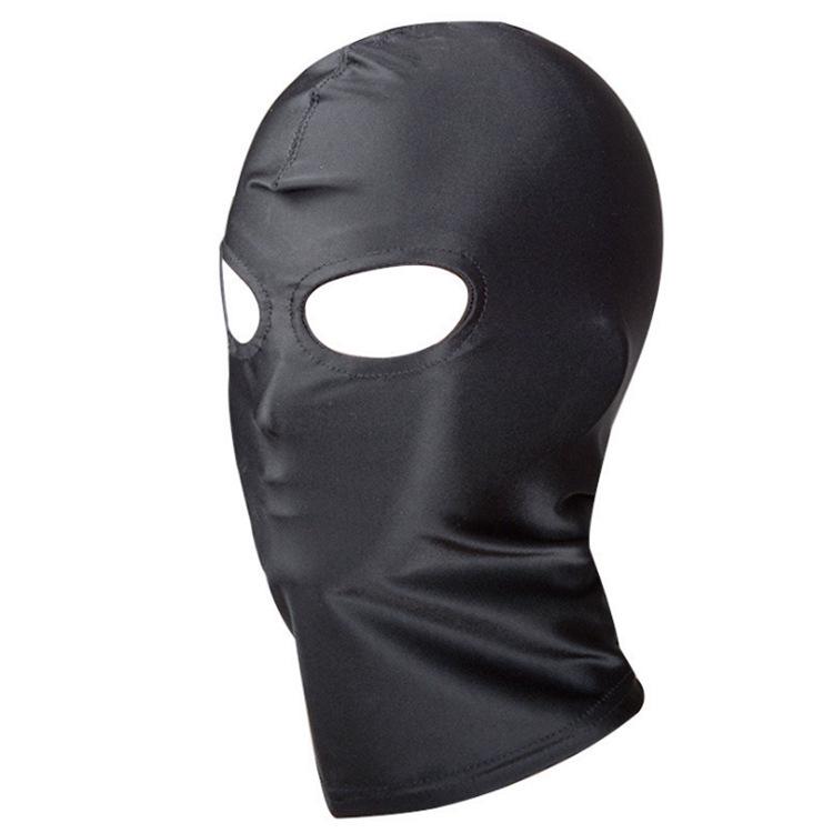 SM Roleplay Mask with Mouth and Eye Openings - Couples Intimacy Accessory