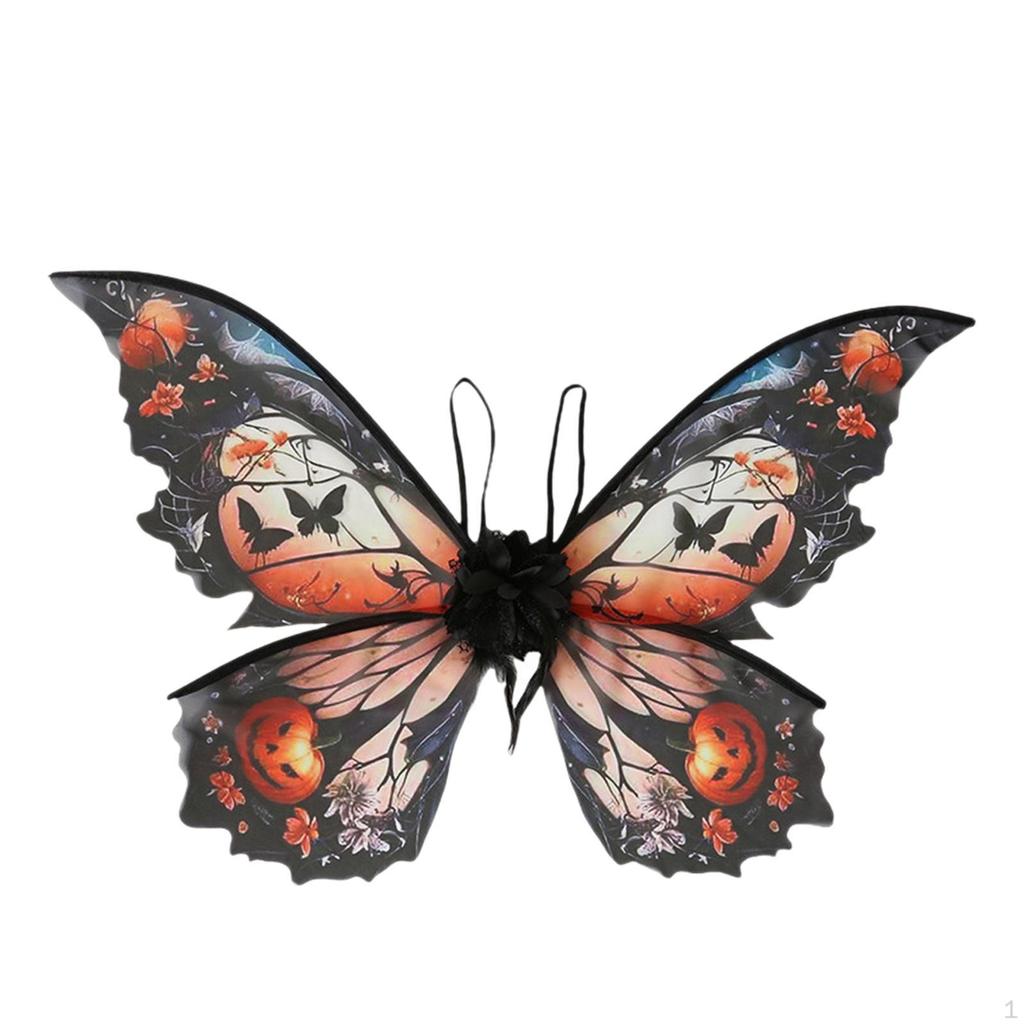 Dekoracyjne skrzydła na Halloween, kostiumy do odgrywania ról, urodziny dla kobiet i dziewcząt