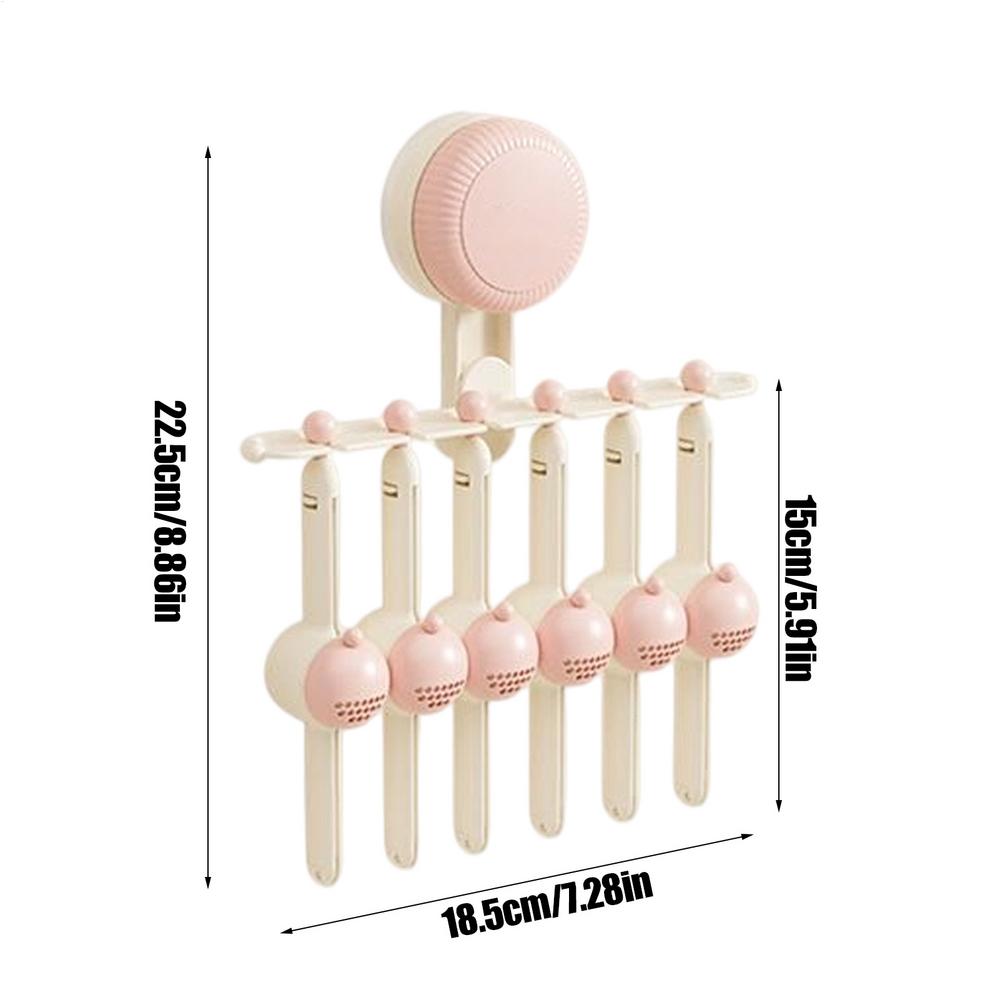 Suction Cup Storage Holder Seasoning Bag Storage Rack Organizer Space-Saving Pepper For Cabinet Door Wall Fridge Dining Home розовый 2580₽