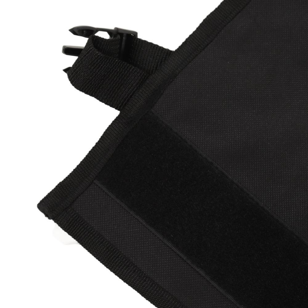 600D Oxford Cloth Roll Up Tool Bag Portable Rollable Tool Storage Bag  Carpenter Work Organization чёрный