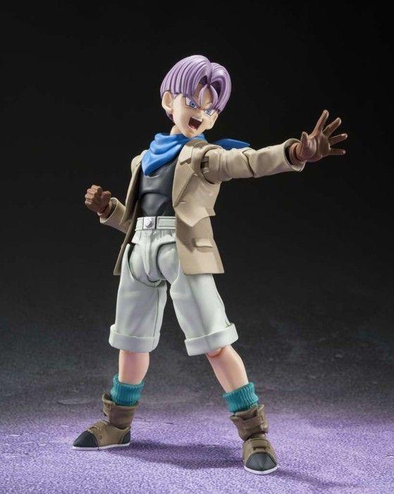 Figurine - TAMASHII NATIONS - Trunks Fig. Dragon Ball GT - 12 cm - Accessoires inclus - 6 ans et plus
