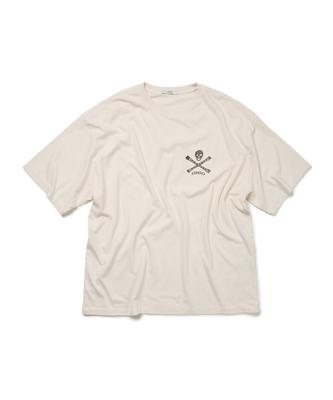 ETCE Destroyed 1980 Skull Tee (Off White)