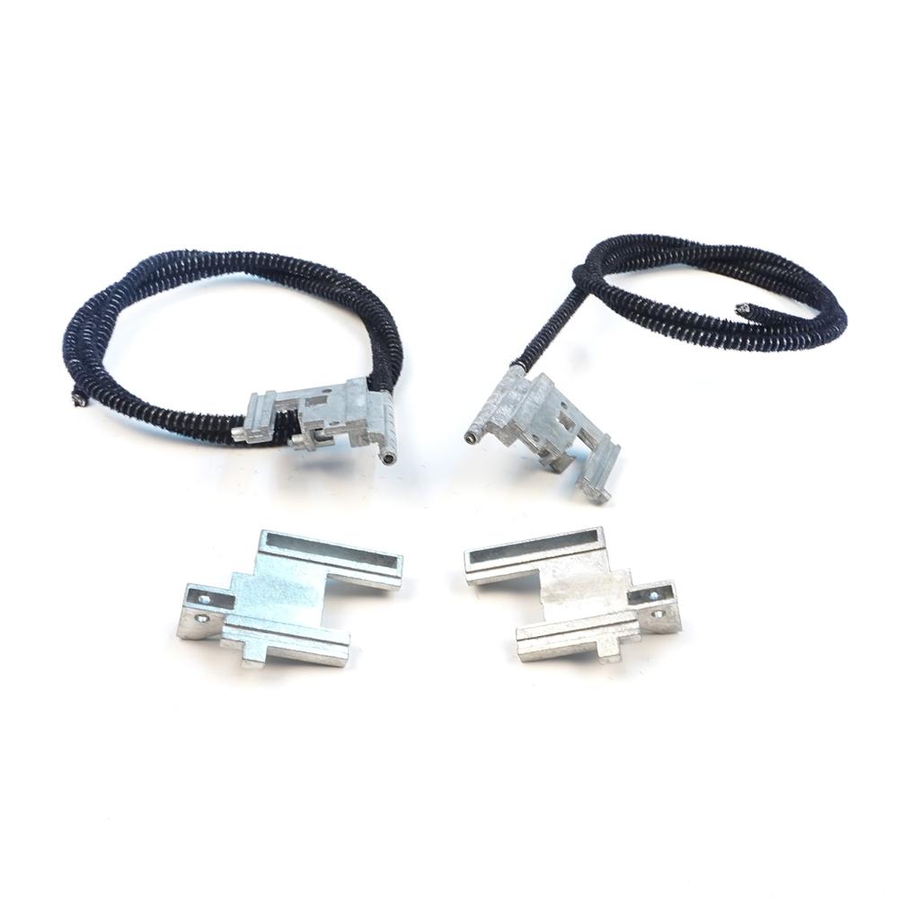BSR673 Electric Sunroof Repair Track Drive Pull Bowden Cables Left and Right With Metal Mounting Bracket Hinges for Renault Clio MK2 1998-2012