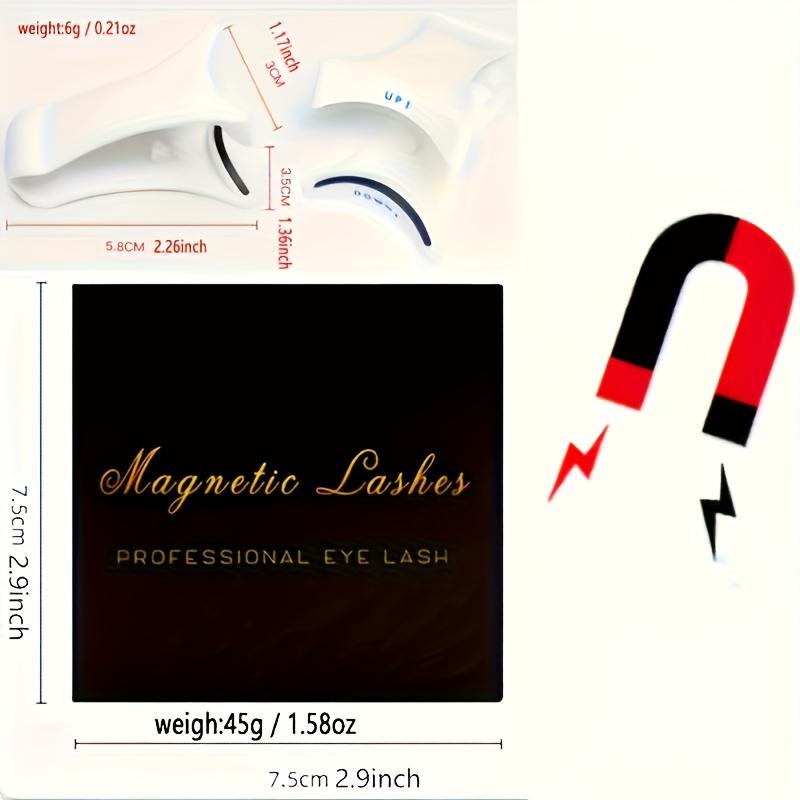 Pestañas postizas magnéticas con aplicador efecto natural pestañas magnéticas reutilizables