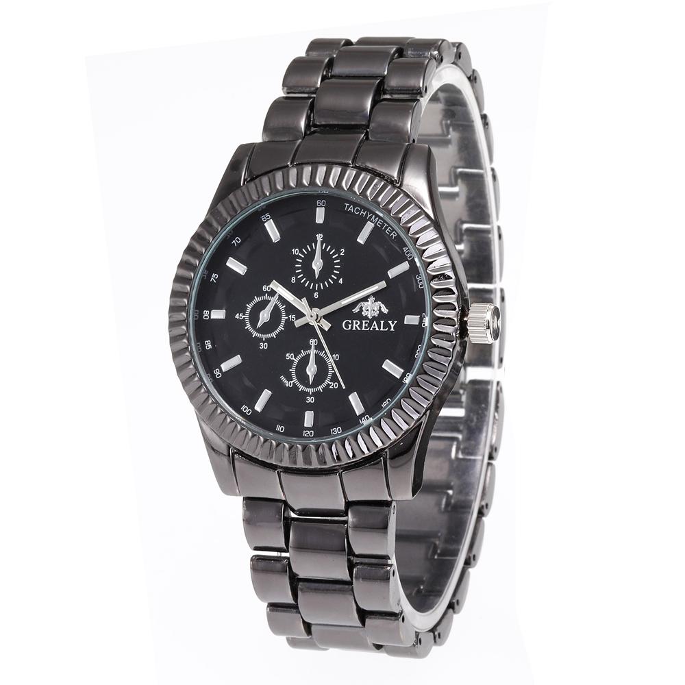 Women Watches Fashion Casual Gold Women Quartz Watch Ladies Dress Wristwatch Relogio Feminino Three Eyes Decorate Men Watch Gift