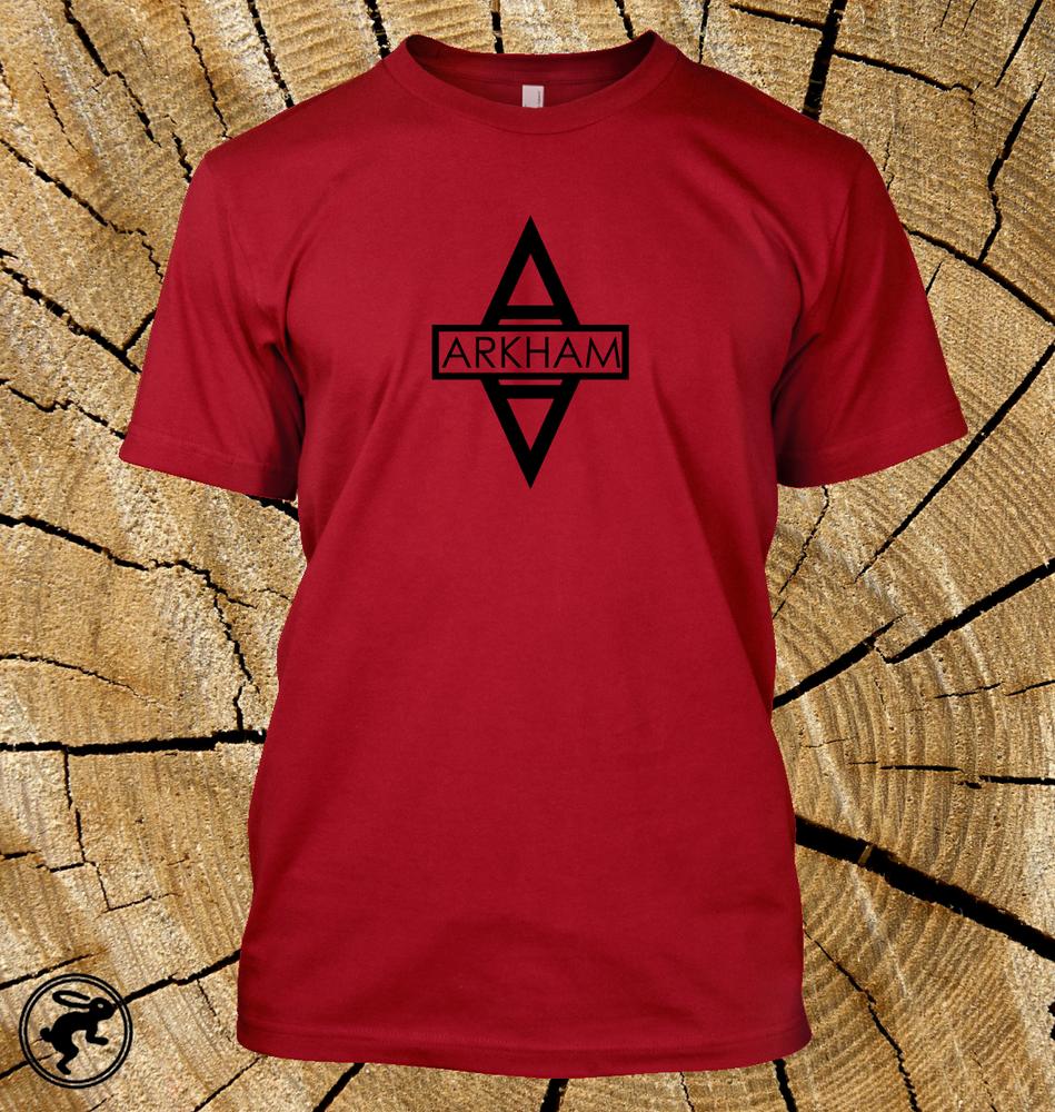 Batunisex Arkham Logo T Shirt Scifi Tv Show Movie Dc Comics Tee S