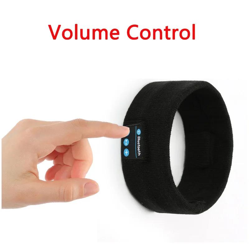 Men & Women Sleeping Headphones, Bluetooth Wireless Music Sport Headband with Soft Eye Mask and Mic