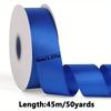 1roll Double-Sided Solid Color Ribbon for Crafts Gift Wrapping Hair Accessories & Decorations Polyester Fabric Ribbon